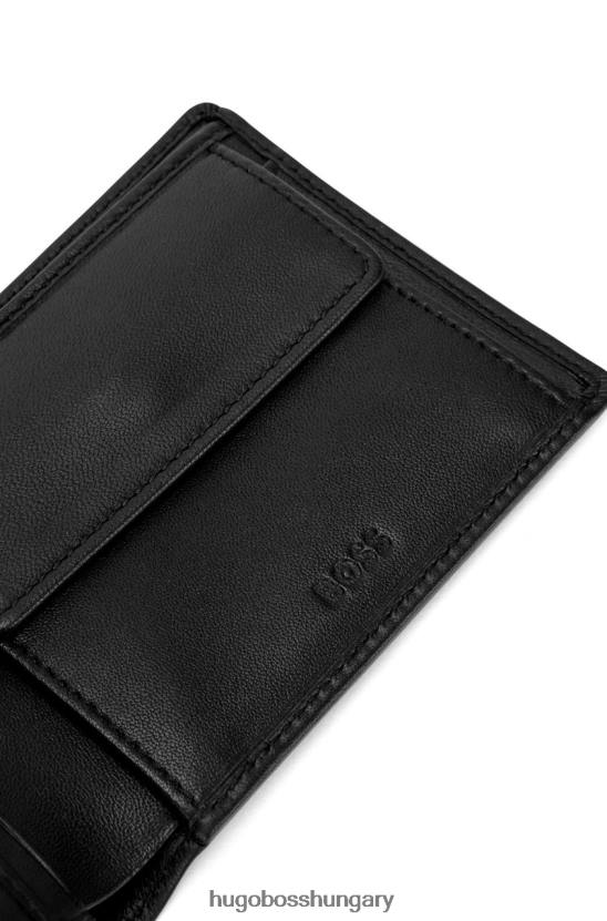 Hugo Boss érme pénztárca asolo 50470459 fekete 80P6528 fekete/sötétbarna