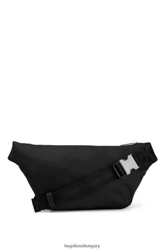 Hugo Boss cipzáras zsebes övtáska újrahasznosított anyagból hugo fekete 80P65921 fekete