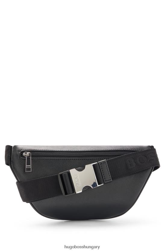 Hugo Boss hugo szerkezetű övtáska fekete logóval 80P65835 fekete