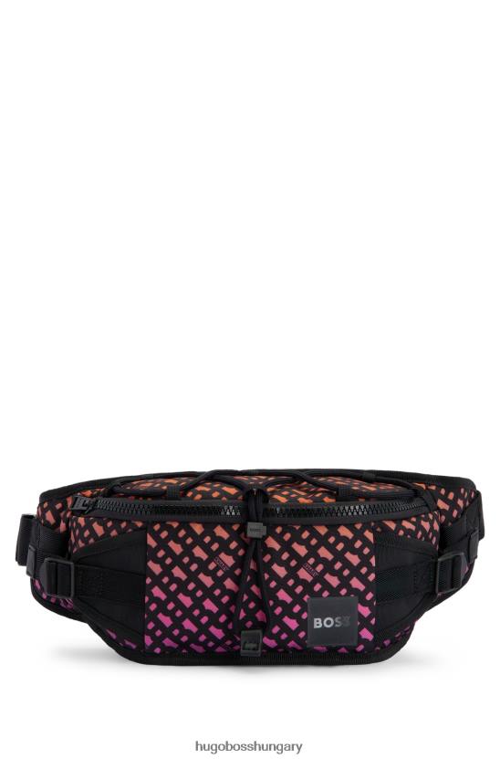 Hugo Boss x khaby övtáska újrahasznosított anyagból 80P65790 mintás