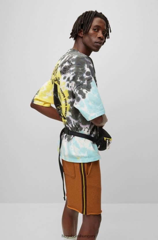 Hugo Boss x phipps újrahasznosított anyagú övtáska 80P65859 sárga