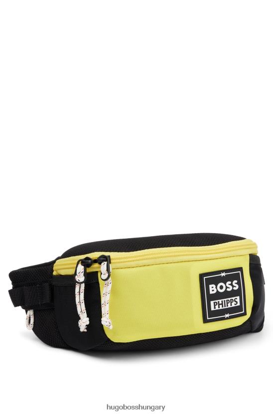 Hugo Boss x phipps újrahasznosított anyagú övtáska 80P65859 sárga