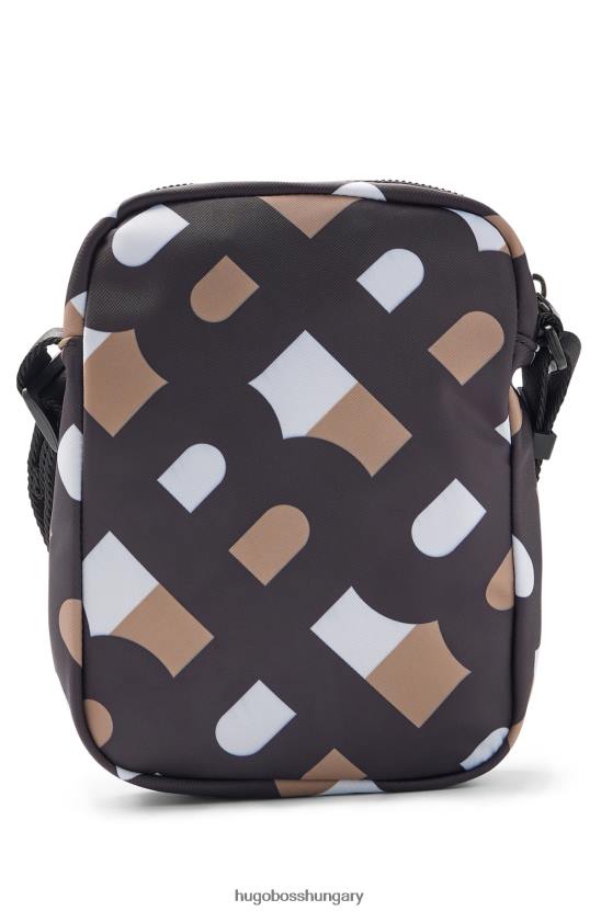 Hugo Boss hugo mintás monogrammintás riportertáska újrahasznosított nylonból 80P65488 mintás