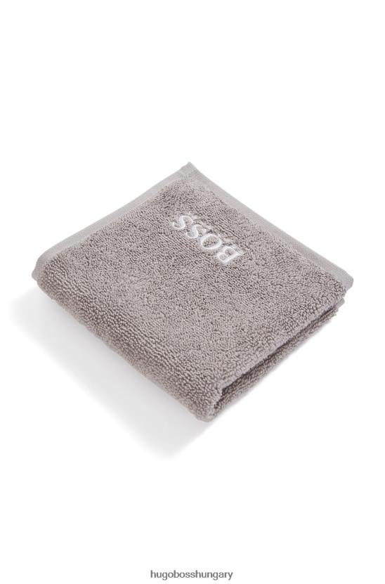 Hugo Boss egyiptomi-pamut arctörlő kontrasztos logóval szürke hugo 80P65562 szürke