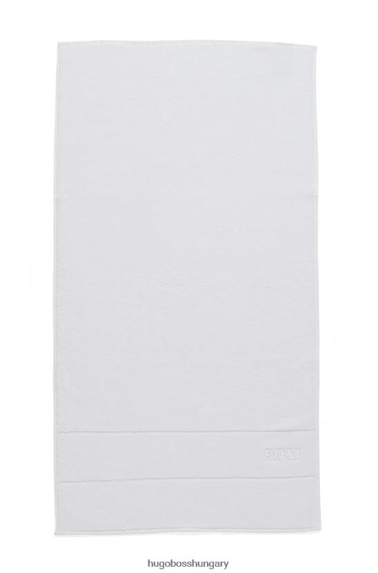 Hugo Boss egyiptomi-pamut kéztörlő kontraszt logóval hugo fehér 80P65681 fehér