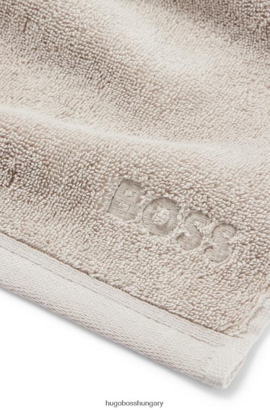 Hugo Boss fekete hugo márkájú arctörlő fésült égei pamutból 80P65521 fekete