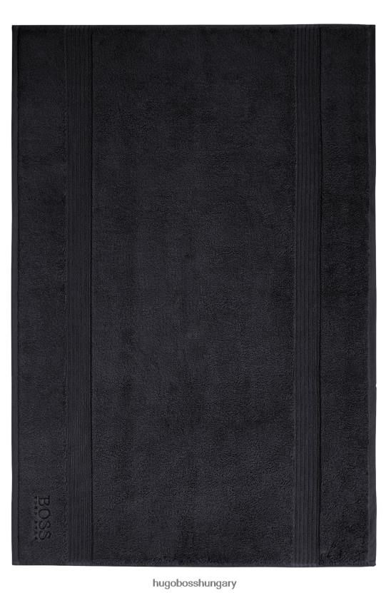 Hugo Boss fekete logós fürdőszőnyeg égei pamut hugo anyagból 80P65831 fekete