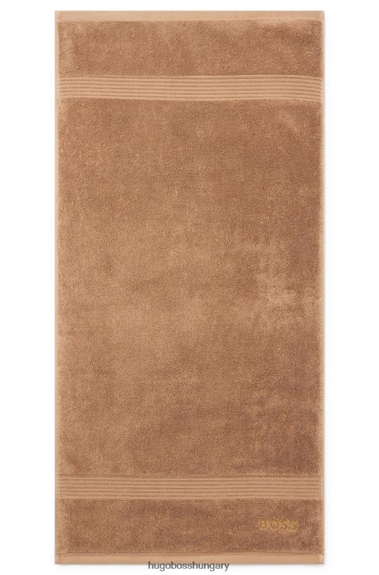 Hugo Boss hugo barna logós kéztörlő égei pamutból 80P65607 barna
