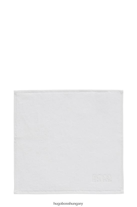 Hugo Boss hugo egyiptomi-pamut arctörlő kontraszt logóval fehér 80P65561 fehér