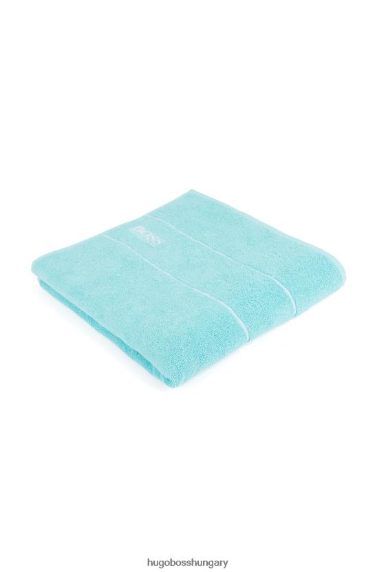 Hugo Boss hugo egyiptomi-pamut fürdőlepedő kontrasztos türkiz logóval 80P65784 türkiz
