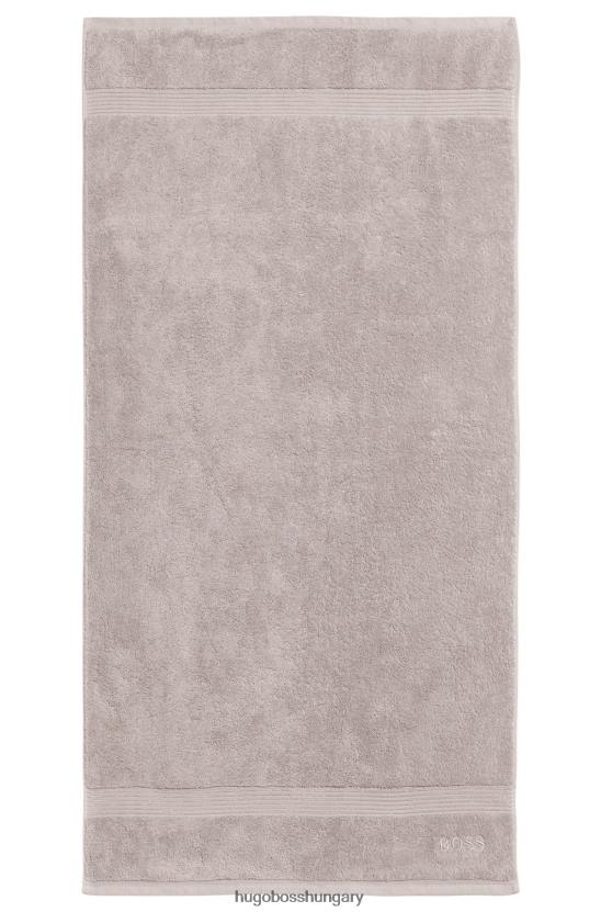 Hugo Boss hugo logós fürdőlepedő égei pamut világos bézs színben 80P65640 világos bézs