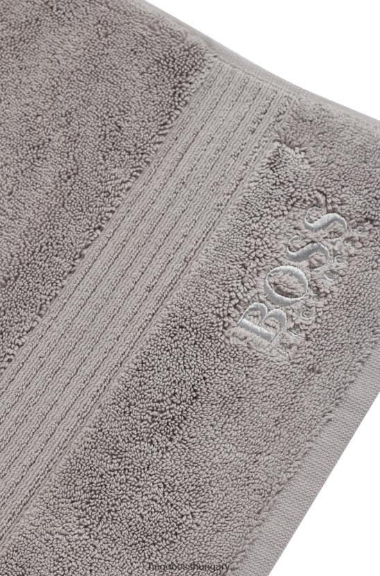 Hugo Boss logós fürdőszőnyeg égei pamut ezüst hugo színben 80P65830 ezüst