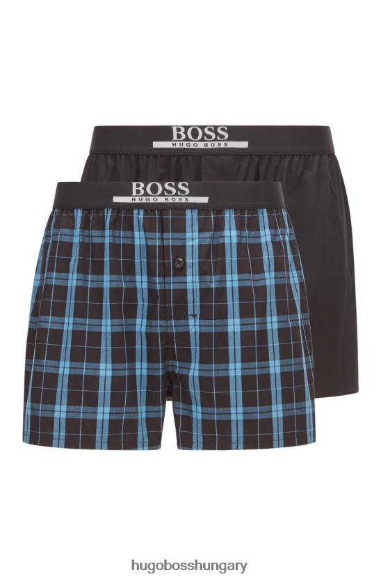 Hugo Boss 2 csomagos boxer 50460112 türkiz 80P6573 türkiz/lila