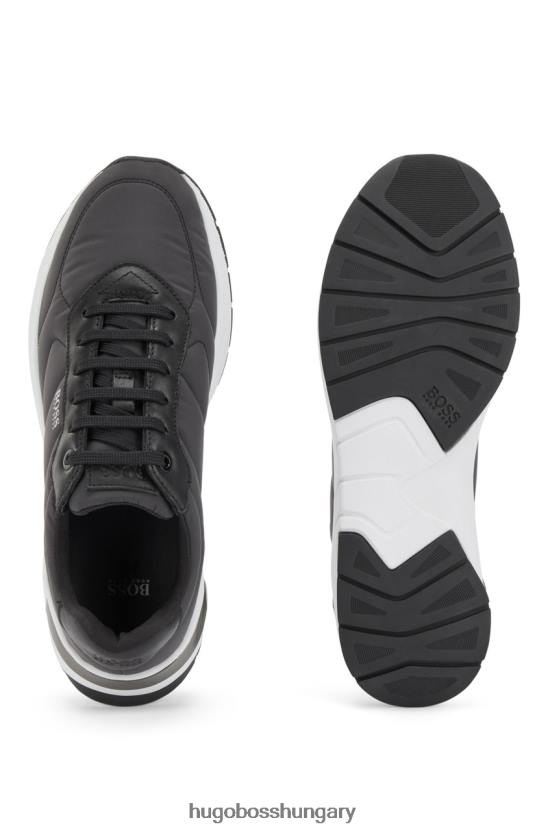 Hugo Boss tornacipő Skylar 50459722 fekete 80P6880 fekete/olíva