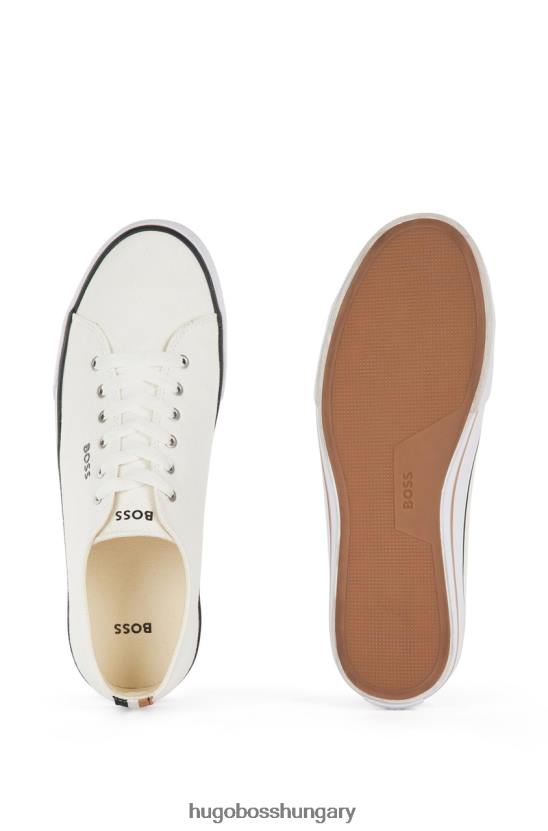 Hugo Boss tornacipő aiden 50471362 fehér 80P6877 fehér/fekete/rózsaszín