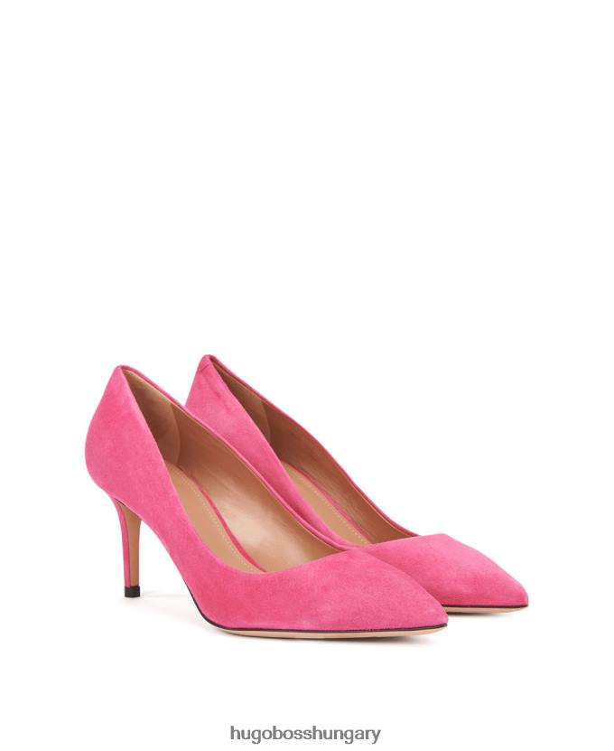 Hugo Boss sarkú pumpa eddie 50389099 világos rózsaszín 80P6889 világos rózsaszín/pasztell rózsaszín/ezüst