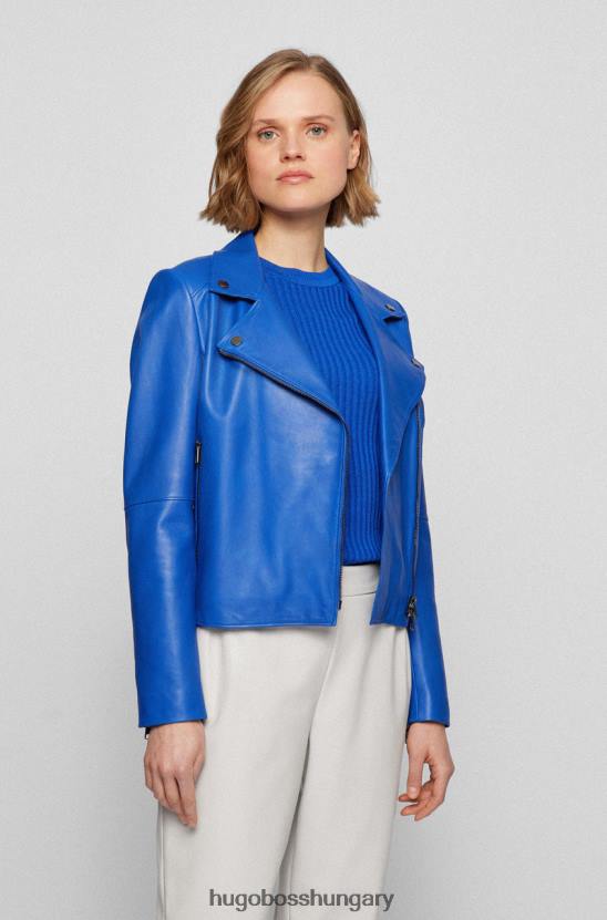 Hugo Boss bőrkabát c saleli 50457105 ezüst 80P6777 ezüst/olíva/kék/khaki