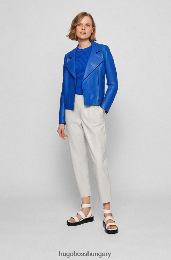 Hugo Boss bőrkabát c saleli 50457105 ezüst 80P6777 ezüst/olíva/kék/khaki