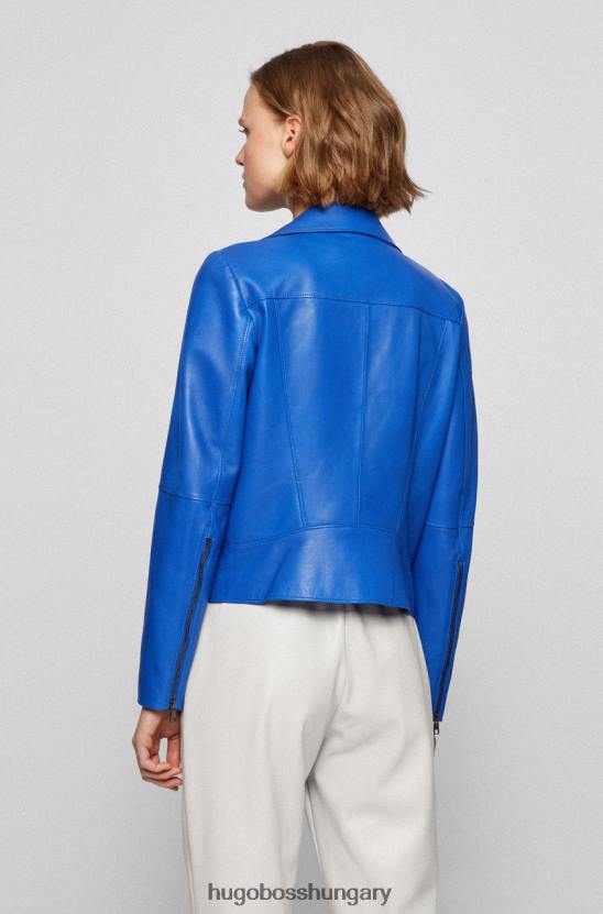 Hugo Boss bőrkabát c saleli 50457105 ezüst 80P6777 ezüst/olíva/kék/khaki