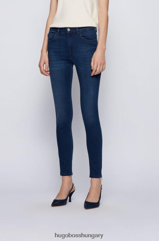 Hugo Boss farmer skinny crop 3.0 50453839 világoskék 80P6805 élénk kék