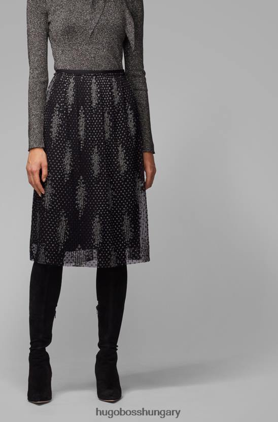 Hugo Boss szoknya velyssa 50420211 fenyő 80P6828 fenyő