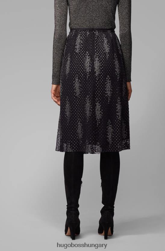 Hugo Boss szoknya velyssa 50420211 fenyő 80P6828 fenyő