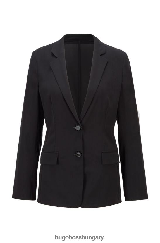 Hugo Boss kabát joantha 50451450 fekete 80P6798 fekete