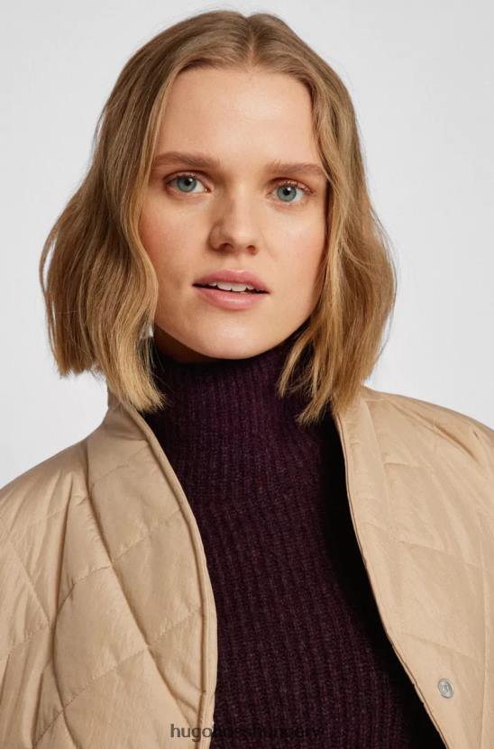 Hugo Boss kabát palota 50466533 teve 80P6700 teve