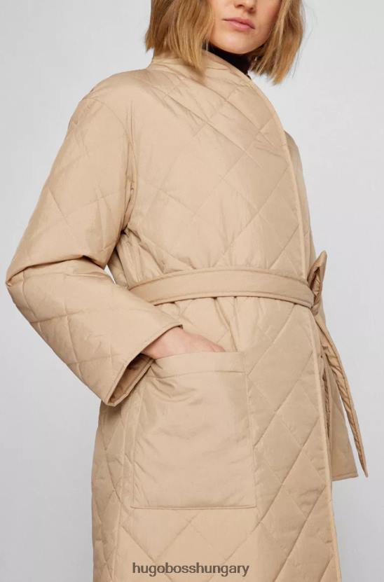 Hugo Boss kabát palota 50466533 teve 80P6700 teve