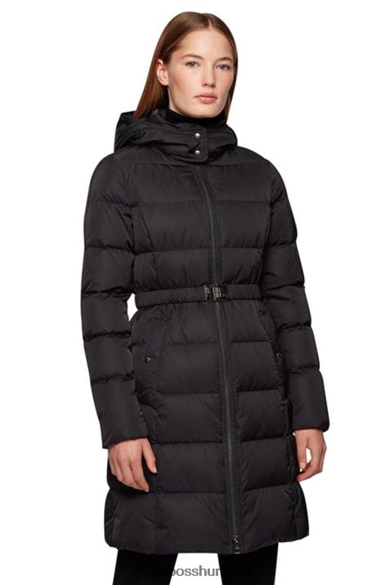 Hugo Boss negyed puffer patantan 50436336 fekete 80P6811 fekete