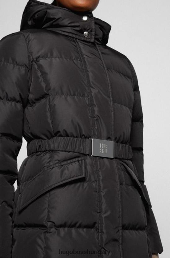 Hugo Boss negyed puffer patantan 50457427 fekete 80P6724 fekete