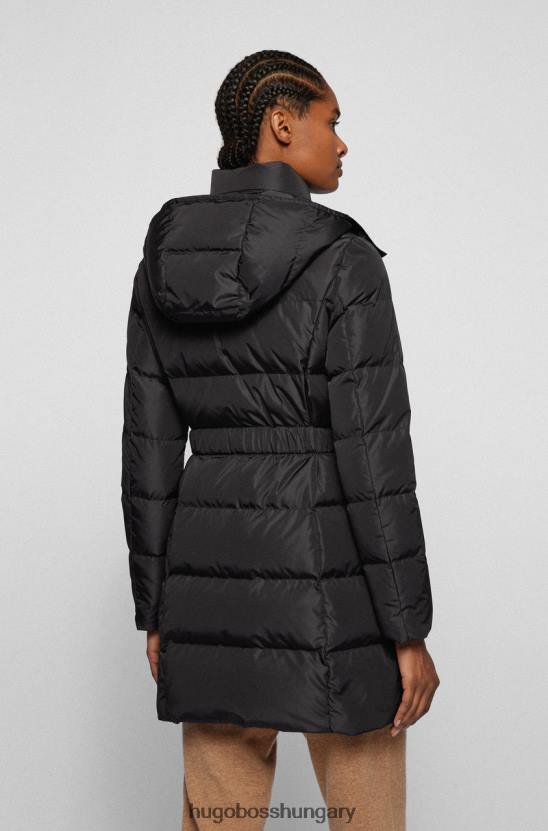 Hugo Boss negyed puffer patantan 50457427 fekete 80P6724 fekete