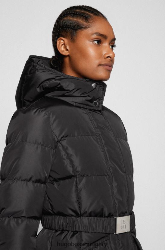 Hugo Boss negyed puffer patantan 50457427 fekete 80P6724 fekete