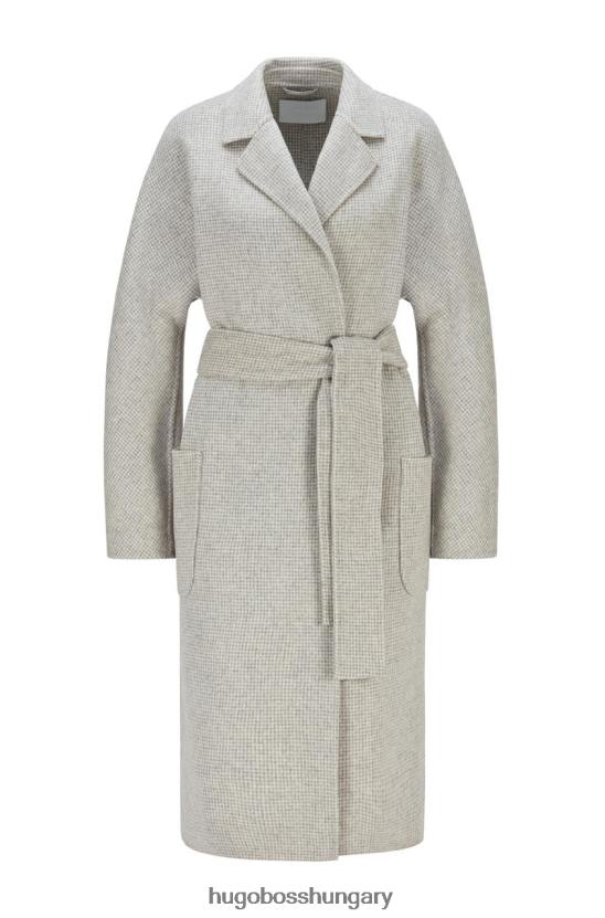 Hugo Boss túlméretezett kabát coppelo 50461879 szürke 80P6764 szürke