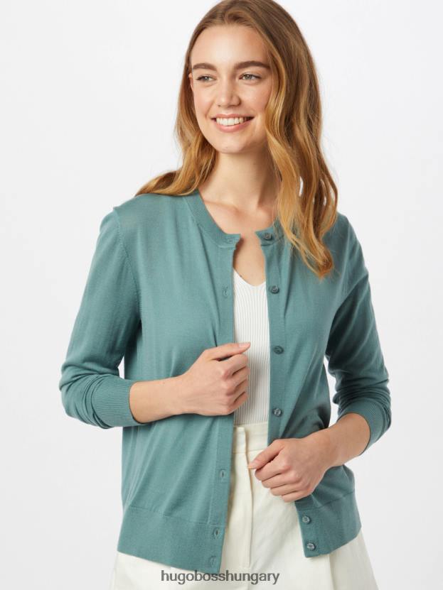 Hugo Boss kötött fraida 50448988 openblue 80P6794 nyíltkék/pasztellzöld/nyíltfehér