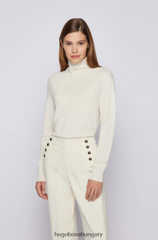 Hugo Boss kasmír kötött fatenas 50459523 teve 80P6723 teve/vászon