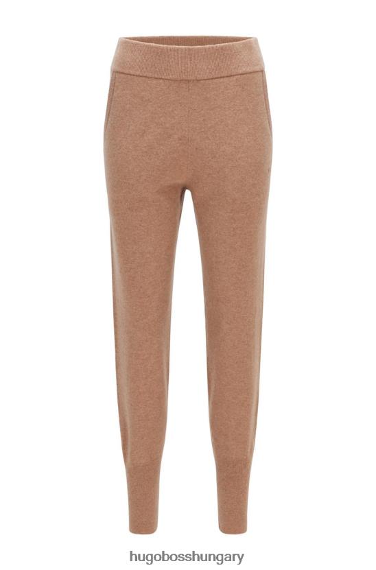 Hugo Boss kötött nadrág flillian 50453059 teve 80P6779 teve