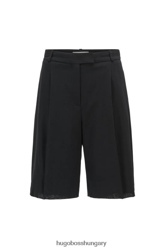 Hugo Boss rövidnadrág tannah 50453518 fekete 80P6793 fekete