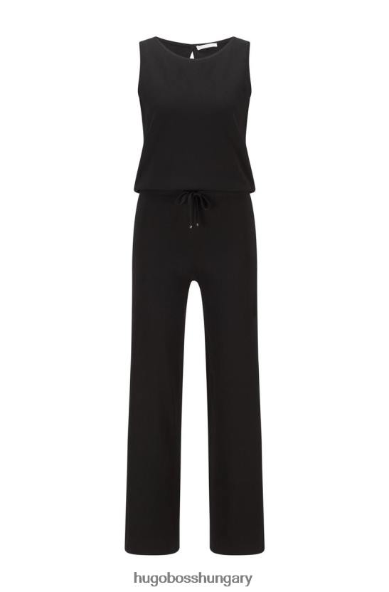 Hugo Boss jumpsuit fissah 50454459 fekete 80P6802 fekete