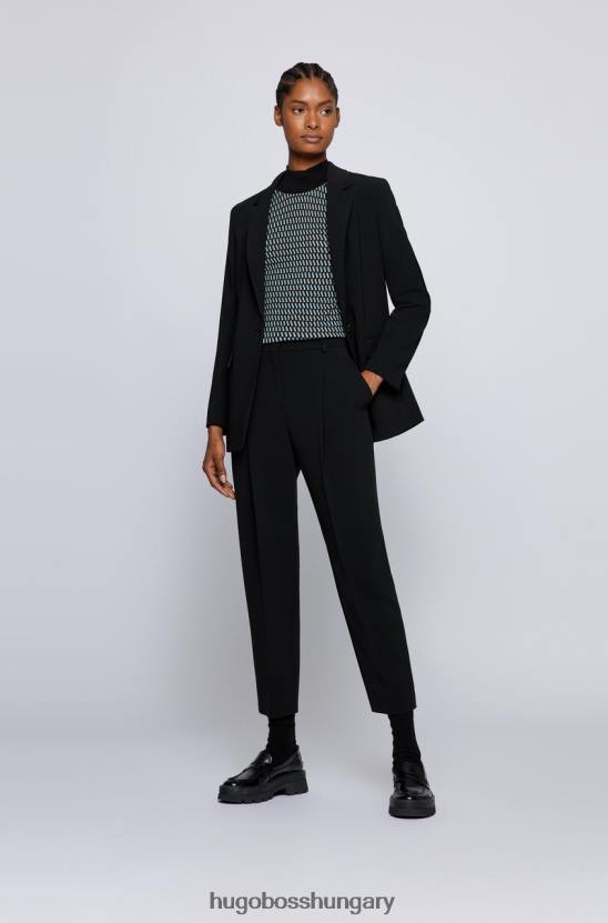 Hugo Boss kabát jocalua 50457442 fekete 80P6770 fekete