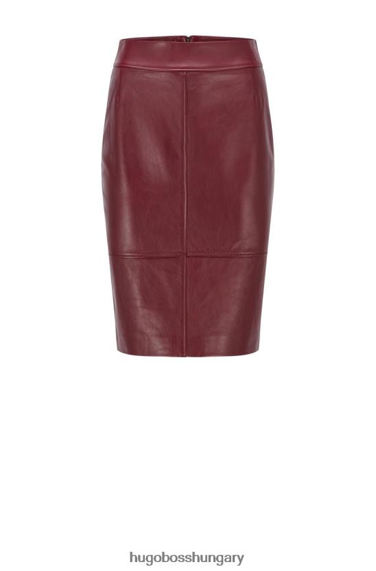 Hugo Boss bőrszoknya selrita 50457102 bor 80P6761 bor