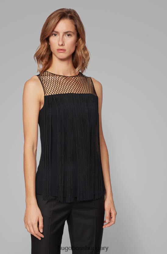 Hugo Boss felső iandora 50422652 fekete 80P6827 fekete