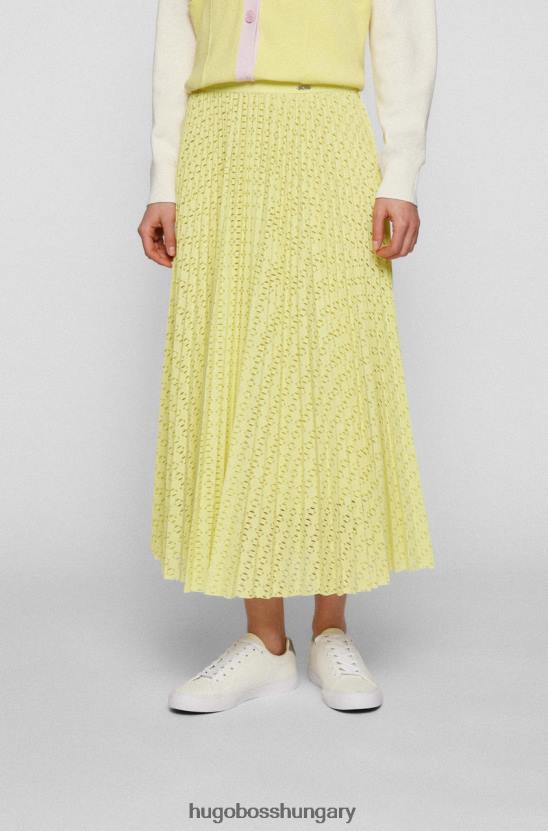 Hugo Boss szoknya veplica 50472140 sárga 80P6716 sárga