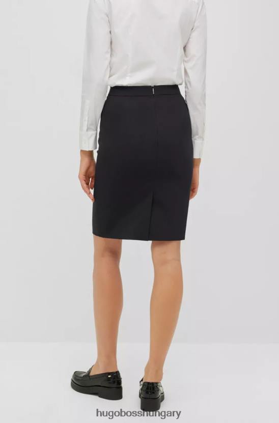 Hugo Boss szoknya vilea 50291813 fekete 80P6823 fekete / sötétkék