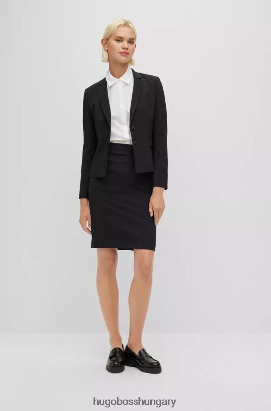 Hugo Boss szoknya vilea 50291813 fekete 80P6823 fekete / sötétkék