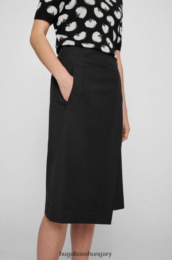 Hugo Boss szoknya vollemo 50457861 fekete 80P6722 fekete